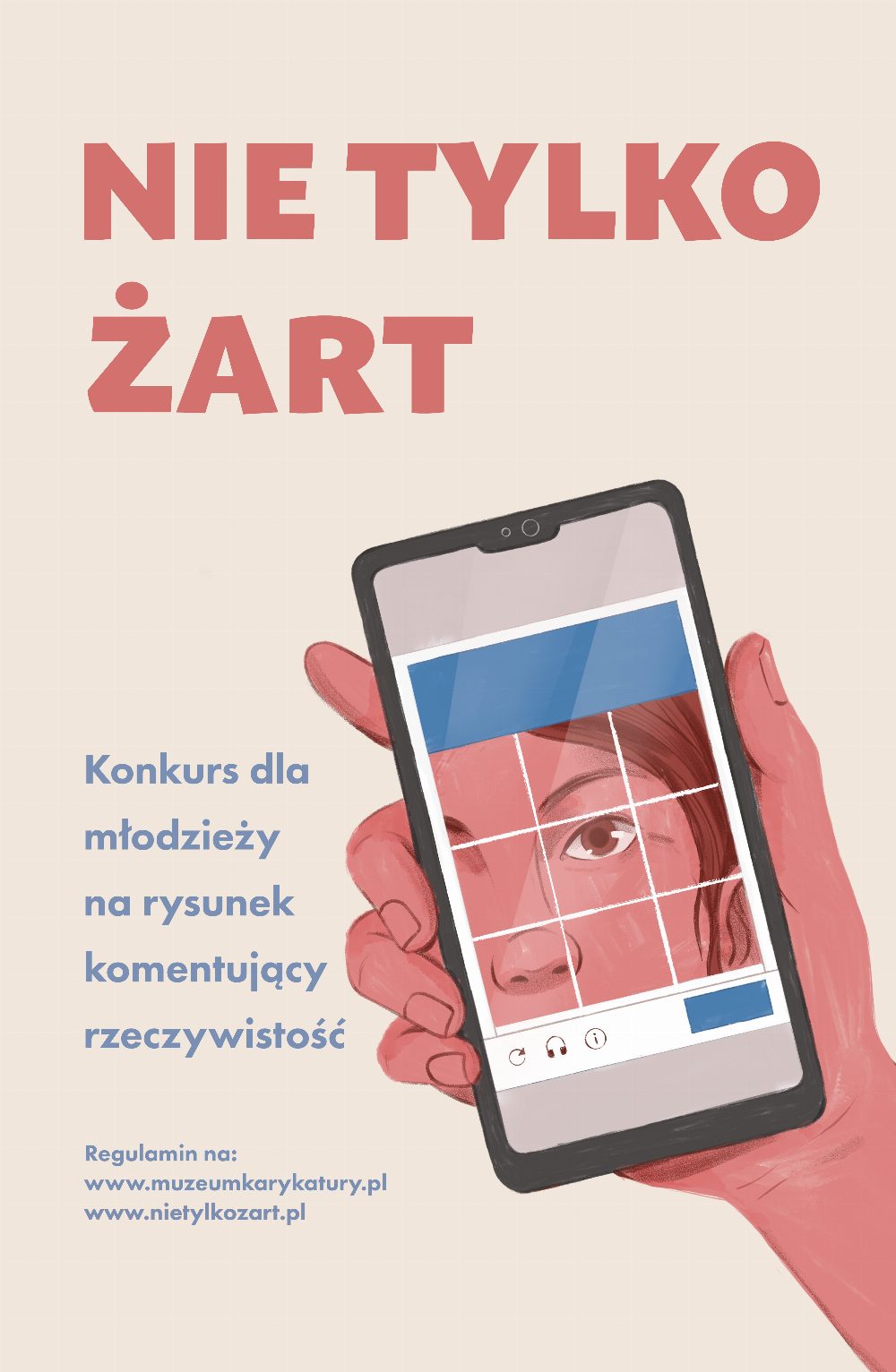 Plakat konkursu Nie tylko żart, edycja 2026